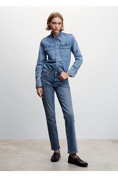 MANGO Woman Blugi Medium Confort Dğz Cut