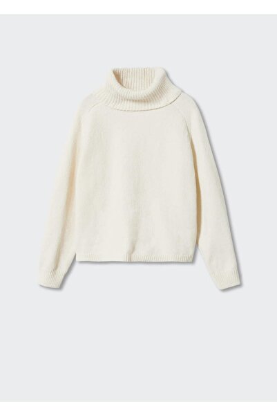 MANGO Kids White Sweater with Skirt for