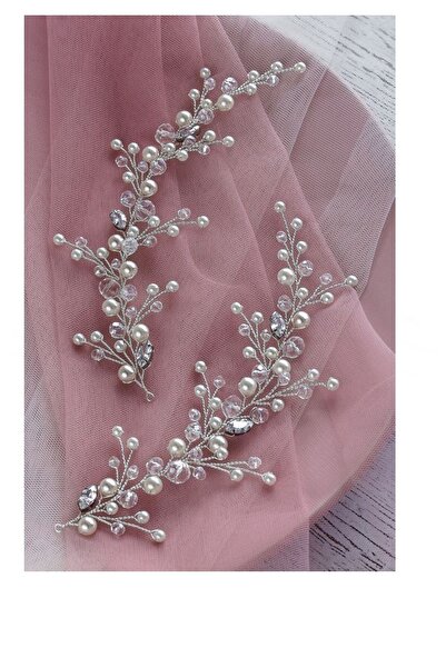 bbays new trend إكسسوارات الزفاف فستان الزفاف 2 قطعة تاج الزفاف إكسسوارات الش...