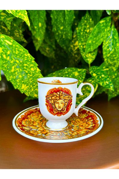 LEONARTE CASA Claret Red MODERN SINGLE PERSON CUP SET