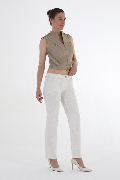 Balizza BLZ-PATTERNED FABRIC NORMAL WAIST NORMAL CUT PANTS