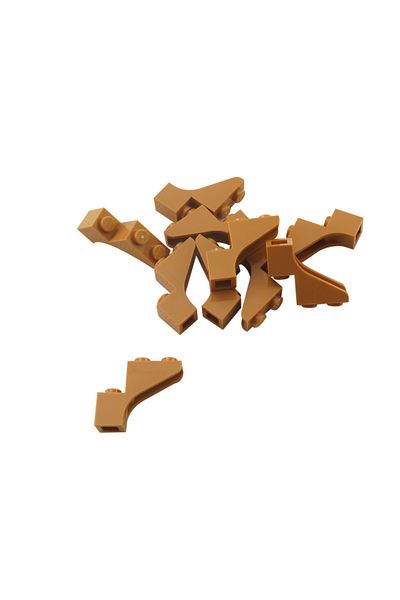 LEGO Moc Custom - 4 Pieces Brown Belt Open Accessory Creator Arch 1 X 3 X 2