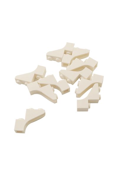 LEGO MOC Custom White Belt - Arch 1 x 3 x 2, 4 pcs Accessory Creator