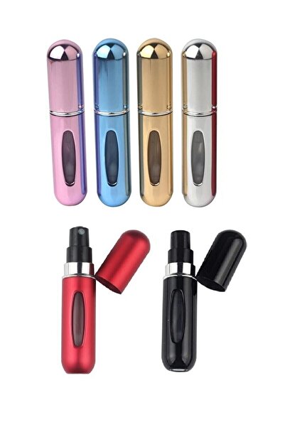 HediyeFilesi 10 Adet Parfüm Şişesi Taşınabilir Mini Doldurulabilir Atomizer P...