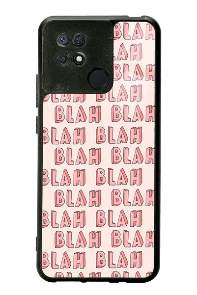 Spoyi Xiaomi Redmi 10C Blah Blah Design Glossy Phone Case