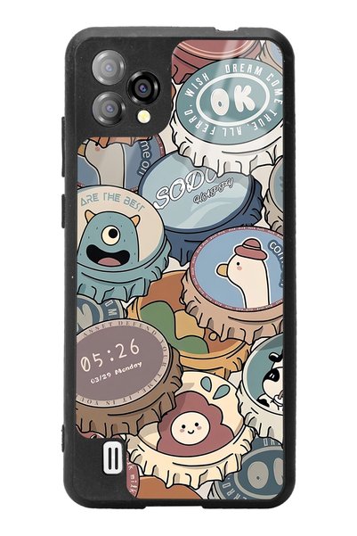 Spoyi Reeder P13 Blue Plus 2022 Glossy Phone Case with Crown Cap Design