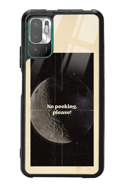 Spoyi Xiaomi Redmi Note 10 5g Peeking Tasarımlı Glossy Telefon Kılıfı