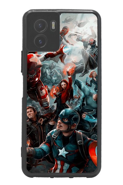 Spoyi Vivo Y15S Avengers Ultron Design Glossy Phone Case