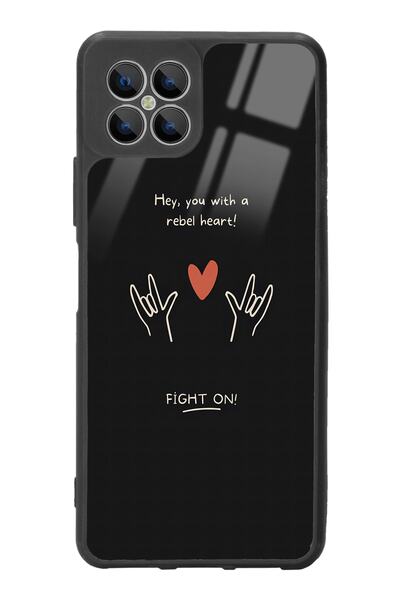 Spoyi Omix X600 Fight On Tasarımlı Glossy Telefon Kılıfı