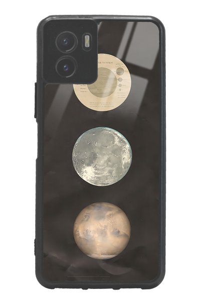 Spoyi غلاف هاتف لامع بتصميم القمر الليلي لهاتف Vivo Y15s