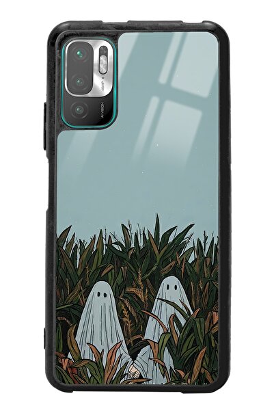 Spoyi حافظة هاتف لامعة بتصميم كاسبر لهاتف Xiaomi Redmi Note 10 5g