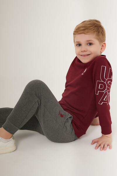 U.S. Polo Assn. Комплект анцуг за момче U.S. Polo Assn Nice To Dark Brown