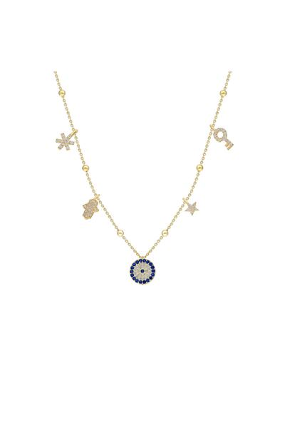 Eva Pırlanta Charm Kolye 718939-Rose