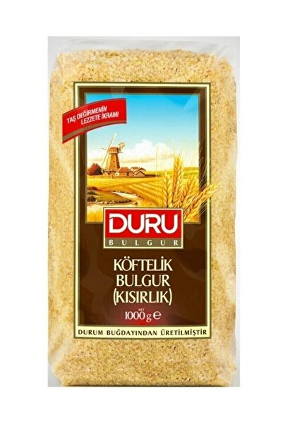 Duru KÖFTELİK BULGUR (KISIRLIK) 1 KG X 3 ADET
