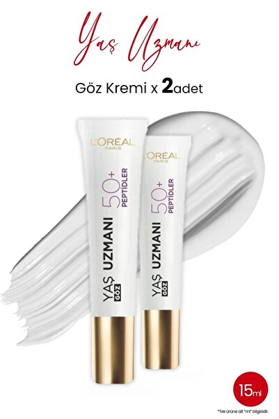 L'Oreal Paris Loreal Paris Yaş Uzmanı Yenileyici Göz Kremi 50+ 15 ml x 2 Adet