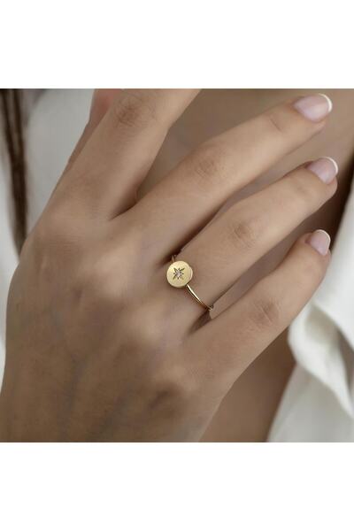 HEMS JEWELLERY Altın Kuzey Yıldızı Yüzük