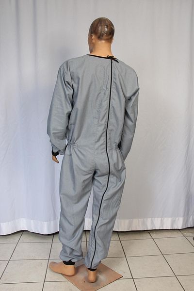 Devi New Generation Ribbed Dementia Overalls Patient Care Clothing Patient Overalls - LARGE