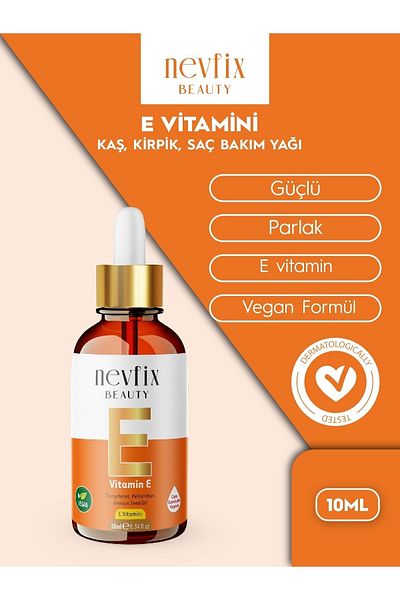 Nevfix Beauty Vitamin E - 10mlVegan Natural Pure