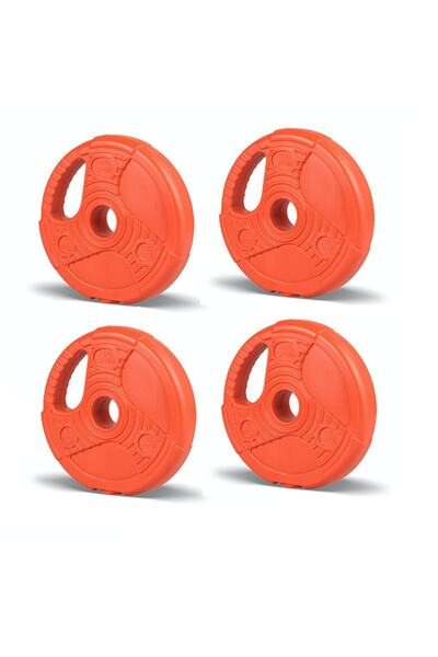 ECG Ecgspor Grip Plate 1 Kg Turuncu Plaka-4 Adet