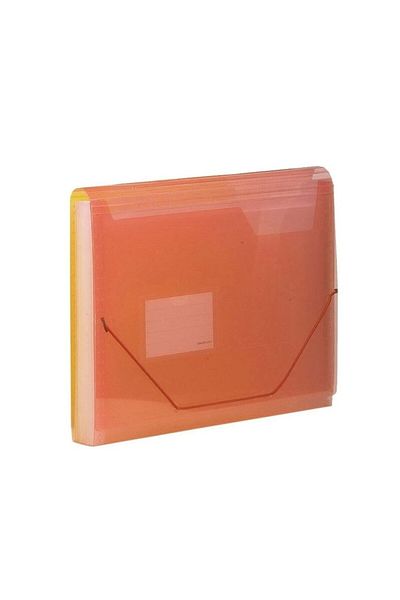 KRAF Gusseted File 13 Pockets Orange F4302