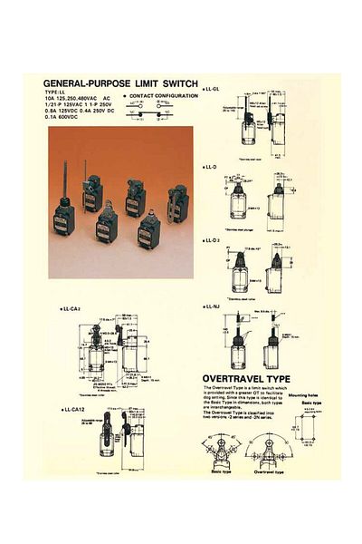 CAMSCO General Purpose Limit Switch Ll-ca2