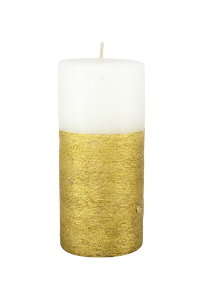 Missi Gold Taramalı 7x15 Cm Silindir Mum