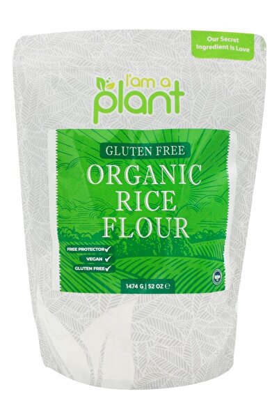 I am a plant Organik Pirinç Unu 1474 gr (GLUTENSİZ)