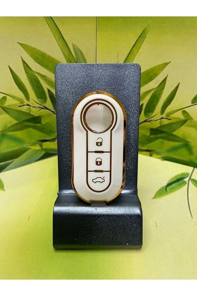 kral anahtar Fiat classic 3 key doblo ducato 500 lancia Nano key case white color