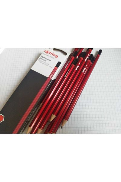 Rotring قلم رصاص مرجاني HB 12 قطعة