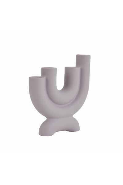 Karaca Home Martina 4'lü Dekoratif Şamdan Lila