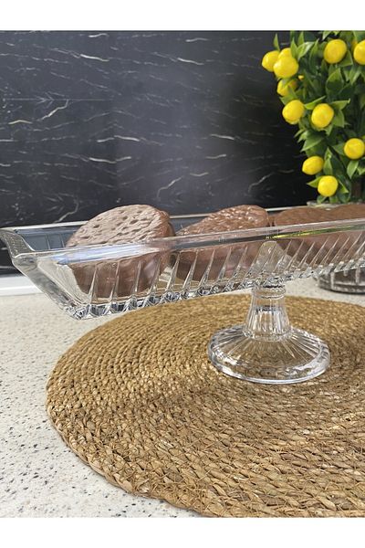 Multiamo Linea Model Glass Footed Presentation Rack