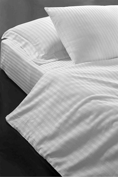 MEŞELİ TEKSTİL Παπλωματοθήκη Διπλό Cotton Satin King Size Hotel 220x240
