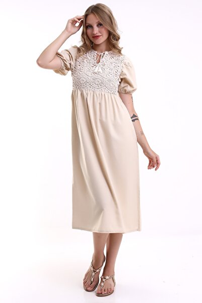 Butik Beyza Güpürlü Elbise