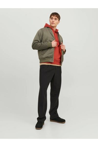 Jack & Jones Jack Jones Jjeocean Men's Bomber Green Jacket 12235876