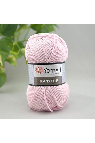 Yarnart Jeans Plus 74 Μαλακό Ροζ