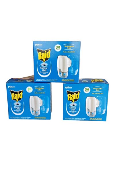 Raid RAİD SİVRİSİNEKLERE KARŞI 30 GECE ELEKTRO LİKİT ISITICI + 1 YEDEK ŞİŞE 2...