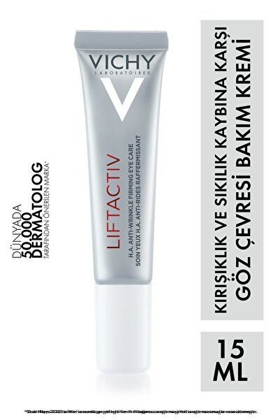 Vichy Liftactiv Supreme Yaşlanma, Kırışıklık ve Sıkılık Kaybına Karşı Göz Çevresi Bakım Kremi 15ml