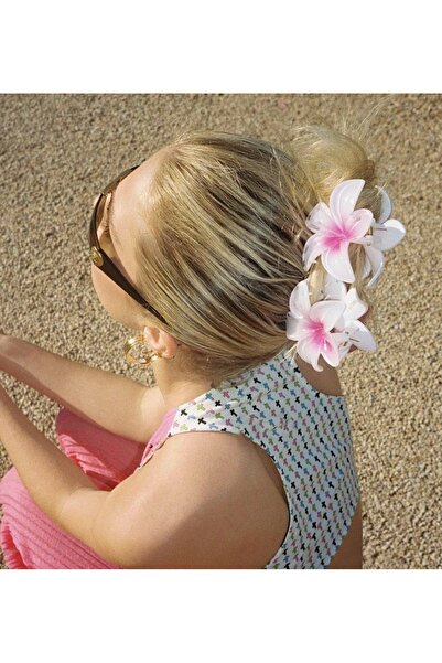 AZUL ACCESSORY سوبر بلوم زهرة مزلاج مشبك