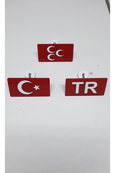 Yalova Oto Aksesuar Pleksi Panjur Arması Vidalı Üçlü Takım