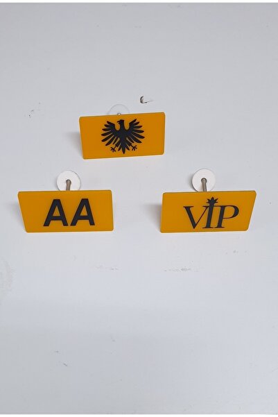 Yalova Oto Aksesuar Pleksi Panjur Arması Vidalı Üçlü Takım