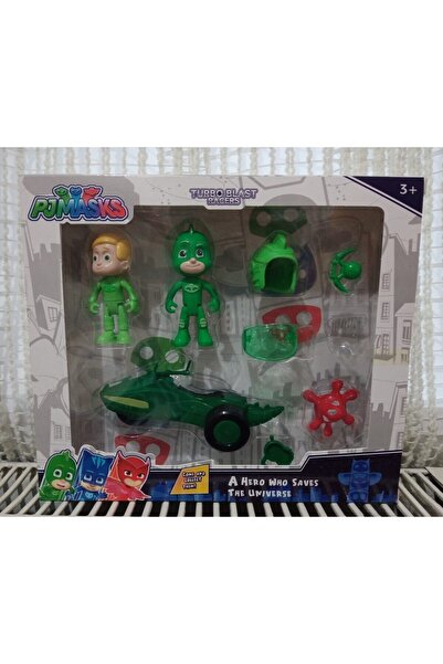Cango Oyuncak Pjmasks Turbo Blast Racers Gekko Karakter Figür Oyuncak Araçlı ...