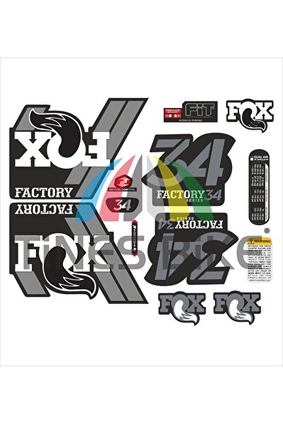 Fox 34 FACTORY SERIES MAŞA STİCKER
