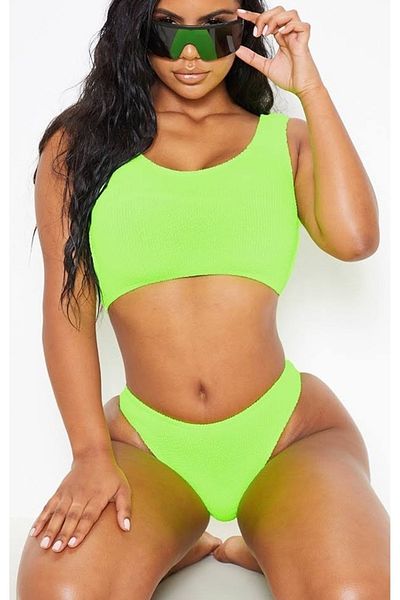 NOVADA Women's Neon Swimsuit Set