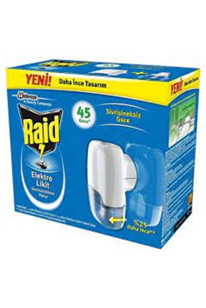 BRCTOPTAN Raid Elekro Likit Cihaz Ve 1 Yedek 45 Gece (SİVRİSİNEKLERE KARŞI) K...