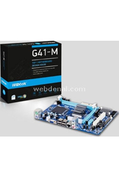 Wibtek G41-M LGA775 DDR3 SATA PCI-e Anakart + Dual Core İşlemci HEDİYELİ Yenilenmiş