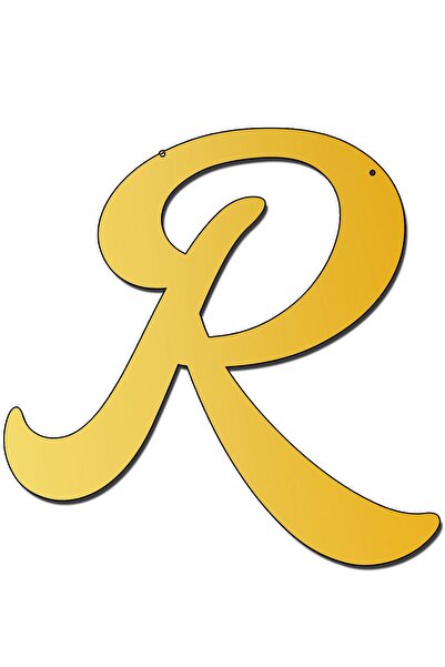 GİZEM SHOP Söz,nişan,kına 30 Cm Pleksi Ayna Baş Harf Gold Açıklamayı Okumadan...