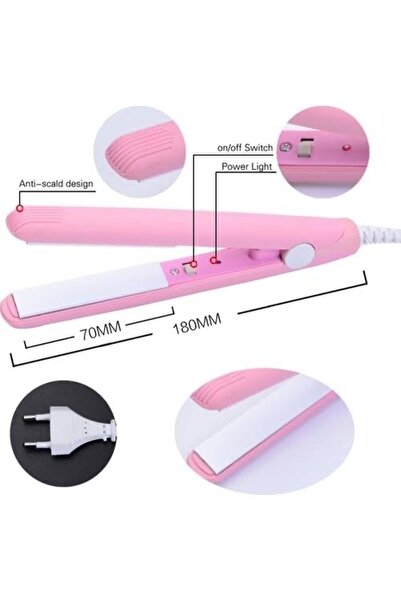 MakeTime Mini travel hair straightener