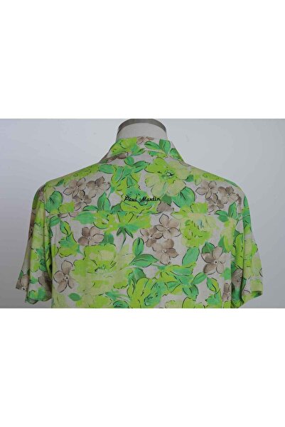 Paul Martin Canadian 50% Cotton, 30%Viscose, 20%, Digital, Patterned, Men's Shirt PM3463R05