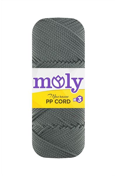 Moly 1 mm Moly Macrame Lanyard (067 Grey)