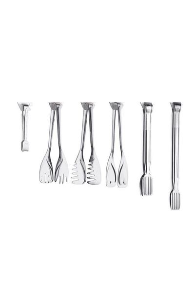Yetkin 6 Piece Steel Tongs Set